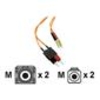 C2G 3m LC/SC LSZH Duplex 50/125 Multimode Fibre Patch Cable - Orange