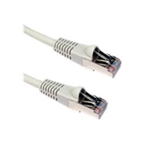 Cables Direct 0.5m CAT6A SSTP-LSOH Patch Cable Snagless Grey - B/Q 200