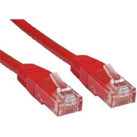 Cables Direct 2m CAT 6 UTP PVC Injected Moulded Cable - Red B/Q 150