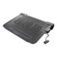 CoolerMaster NotePal U3 Laptop Cooler for upto 19 Laptops with 3 Relocatable Fans - Black
