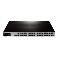 D-Link xStack 24-port 10/100/1000 Layer 2+ Stackable Managed PoE Gi