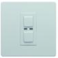 LightwaveRF Single Slave Dimmer Light Switch (1 Gang,  2 Way,  250 Watts) - White