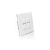 LightwaveRF Wireless Control Double Dimmer Light Switch (2Gang, 2Way, 250Watt) - White