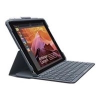 Logitech Slim Folio - Keyboard and folio case - Bluetooth - UK Englis