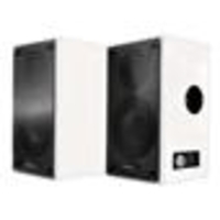 Sahara Wall Mounted Active Speakers with UK & Euro detachable Fig8 No Remote Included
