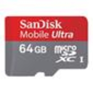 SanDisk Mobile Ultra Android - 64 GB - UHS Class 1 / Class10 - microSDXC UHS-I - includes adapter