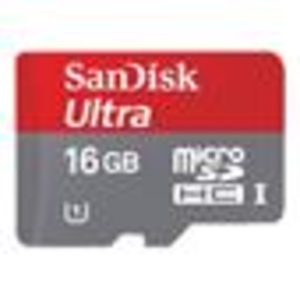 SanDisk Ultra Android 16GB microSD Memory Card with Adaptor