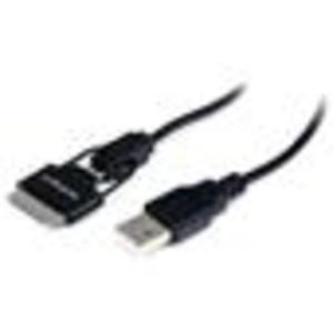 StarTech.com 0.65m 2ft Short Apple 30-pin Dock Connector or Micro USB Combo Cable - iPhone iPod iPad
