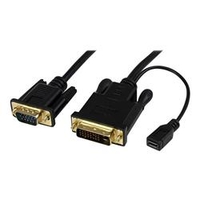 StarTech.com 10 ft DVI to VGA Active Converter Cable  DVI-D to VGA Adapter  1920x1200