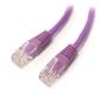 StarTech.com 15m Cat5e Purple Molded RJ45 UTP Cat 5e Patch Cable