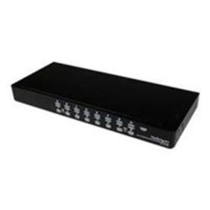 StarTech.com 16 Port 1U Rackmount USB KVM Switch with OSD
