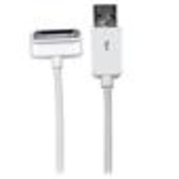 StarTech.com 1m (3 ft) Down Angle Apple 30-pin Dock Connector to USB Cable - Stepped Connector