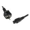 StarTech.com 1m 3 Prong Laptop Power Cord  Schuko CEE7 to C5 Clover Leaf Power Cable Lead