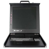 StarTech.com 1U 17 Rackmount LCD Console with 8 Port Multi-Platform KVM