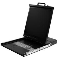 StarTech.com 1U 17 Rackmount LCD Console with Integrated 16 Port KVM Switch