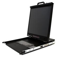 StarTech.com 1U 20 High Resolution Folding Rackmount LCD Console for 19in Rack