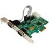 StarTech.com 2 Port Industrial PCI Express PCIe RS232 Serial Card w/ Power Output and ESD Protection