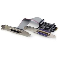 StarTech.com 2 Port PCI Express / PCI-e Parallel Adapter Card  IEEE 1284 with Low Profile Bracket