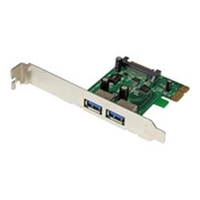 StarTech.com 2 Port PCI Express (PCIe) SuperSpeed USB 3.0 Card Adapter with UASP - SATA Power