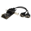 StarTech.com 2 Port RS232 PCI Express Serial Card w/ Breakout Cable