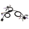 StarTech.com 2 Port USB DVI Cable KVM Switch with Audio