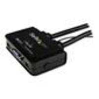 StarTech.com 2 Port USB VGA Cable KVM Switch - USB Powered with Remote Switch