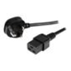StarTech.com 2m Computer Power Cord - BS-1363 to IEC 320 C19