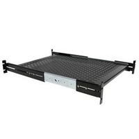 StarTech.com 2U Adjustable Mounting Depth Vented Sliding Rack Mount Shelf  50lbs / 22.7kg
