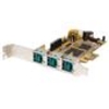 StarTech.com 3 Port PCI Express 12V PoweredUSB Adapter Card - USB PlusPower