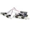StarTech.com 4 Port Native PCI Express RS232 Serial Adapter Card with 16550 UART