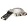 StarTech.com 4 Port RS232 PCI Serial Card Adapter with Power Output