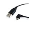 StarTech.com 6 ft Micro USB Cable A to Left Angle Micro B