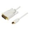StarTech.com 6 ft Mini DisplayPort to DVI Adapter Converter Cable  Mini DP to DVI 1920x1200 - White