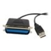 StarTech.com 6 ft USB to Parallel Printer Adapter - M/M
