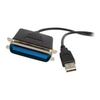 StarTech.com 6 ft USB to Parallel Printer Adapter - M/M