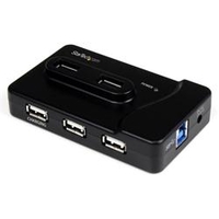 StarTech.com 6 Port USB 3.0 / USB 2.0 Combo Hub with 2A Charging Port  2x USB 3.0 & 4x USB 2.0