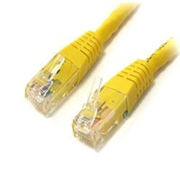 StarTech.com 7 ft Cat 6 Yellow Molded Gigabit Crossover RJ45 UTP Cat6 Patch Cable