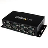 StarTech.com 8 Port USB to DB9 RS232 Serial Adapter Hub  Industrial DIN Rail and Wall Mountable