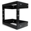 StarTech.com 8U Open Frame Wall Mount Equipment Rack - Adjustable Depth