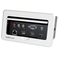 StarTech.com Conference Table Connectivity Box  HDMI / VGA / Mini DisplayPort to HDMI Output