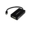 StarTech.com Mini DisplayPort to DisplayPort / DVI / HDMI Adapter  3-in-1 mDP Converter
