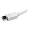 StarTech.com Mini DisplayPort to VGA / DVI / HDMI Adapter  mDP Converter For MacBook  White