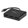 StarTech.com Multi Stream Transport Hub  Mini DisplayPort 1.2 to Triple Head DisplayPort MST Hub