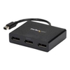 StarTech.com Multi Stream Transport Hub  Mini DisplayPort 1.2 to Triple Head DisplayPort MST Hub