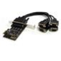 StarTech.com SERIAL CARD W/BREAKO 4 PORT RS232 PCI EXPRESS SERIAL CARD