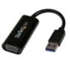 StarTech.com Slim USB 3.0 to VGA External Video Card Multi Monitor Adapter  1920x1200 / 1080p
