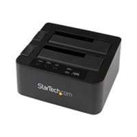 StarTech.com USB 3.0 / eSATA to 2.5 / 3.5 SATA HDD / SSD Duplicator Dock  Hard Drive Cloner 6Gbps