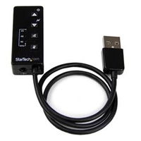 StarTech.com USB Stereo Audio Adapter External Sound Card with SPDIF Digital Audio