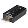 StarTech.com Virtual 7.1 USB Stereo Audio Adapter External Sound Card