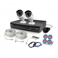 Swann Communications 4 Channel NVR 2 Camera 4MP POE CCTV Kit